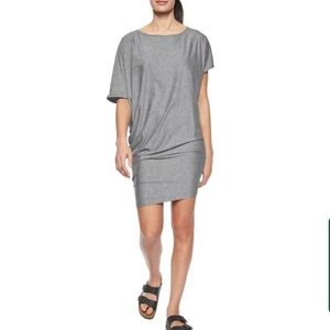 Athleta Sunlover Hilo UPF Dress Gray Heather Women's Size Large